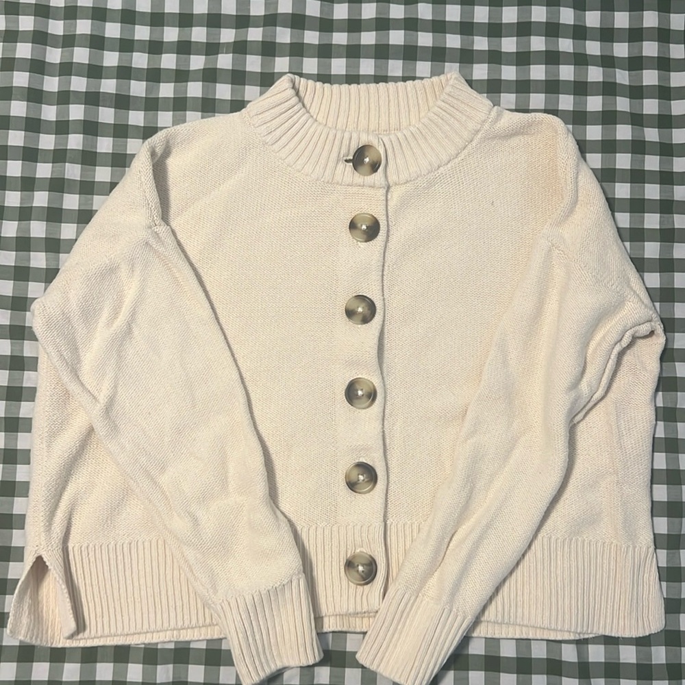Madewell Cropped Style cardigan